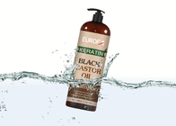 Черный шампунь касторового масла для шампуня благоуханием точных и сухих волос естественного