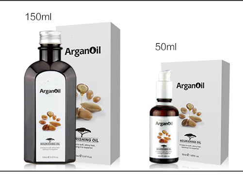 Чистое естественное марокканськое масло Арган для кормить сухих волос Моистуризинг